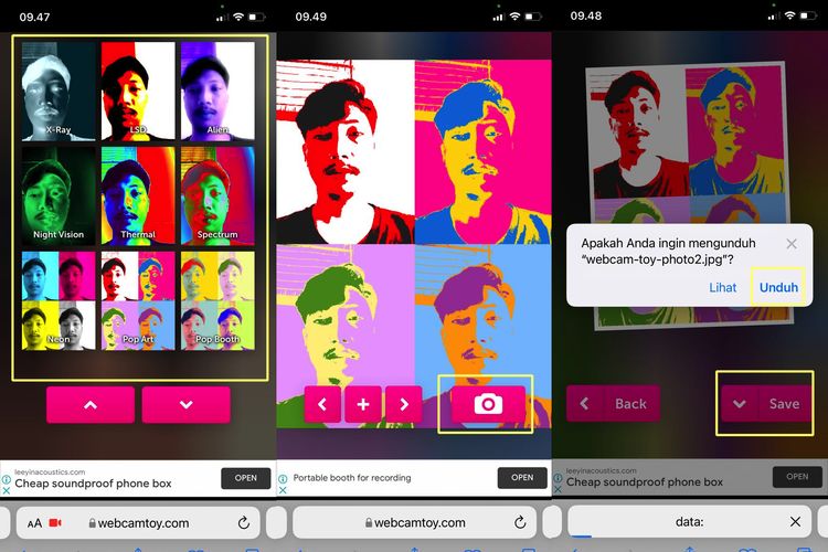 Webcam Toy: Platform Fotografi Kreatif Online