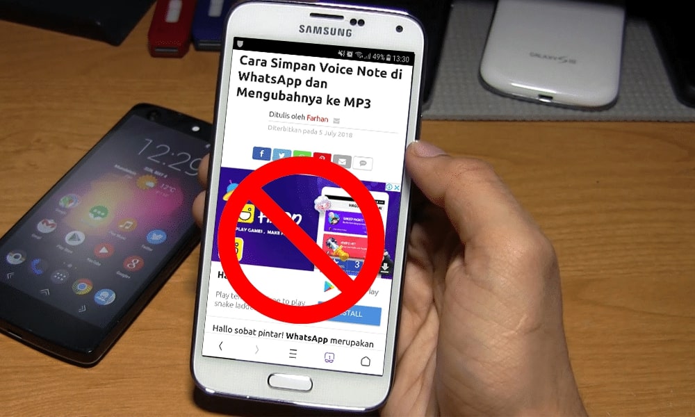 Cara Menghilangkan Iklan Di HP Android
